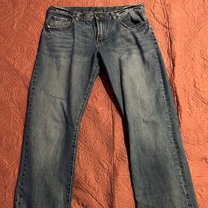 Men’s Gap Premium Straight jeans in size in 34 x 34